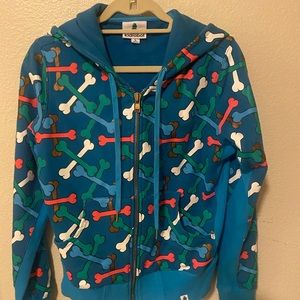 Kid Robot Limited addition dog bone hoodie